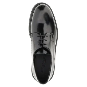 Outlet Brushed leather laced shoes Lace-Up Shoes
