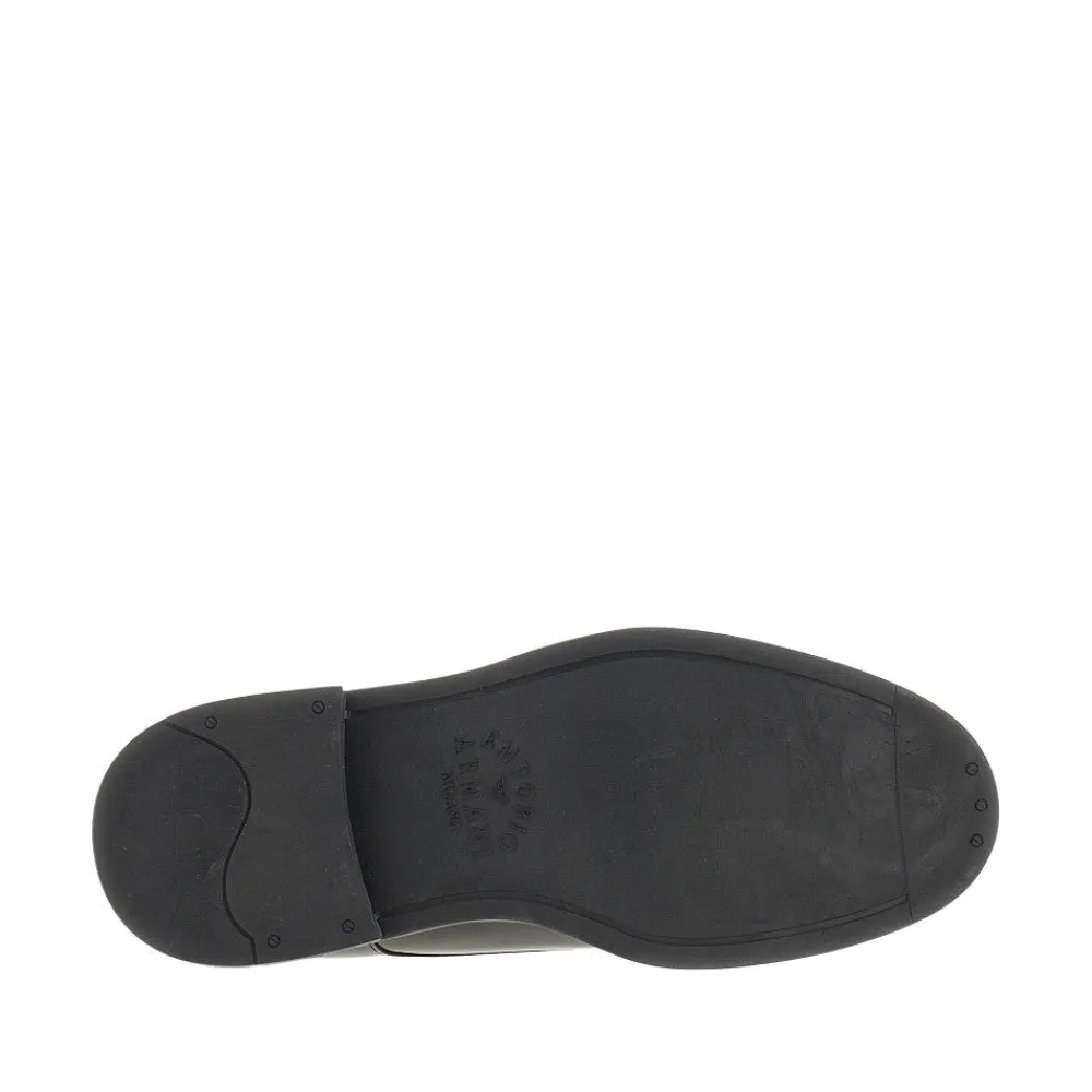 brushed_leather_laced_sho_4.webp Outlet Brushed leather laced shoes Lace-Up Shoes