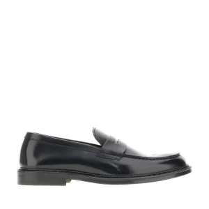 Outlet Brushed leather Penny loafers Loafers
