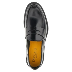 Outlet Brushed leather Penny loafers Loafers