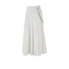 Discount Bull denim maxi skirt with jewelled chain Skirts