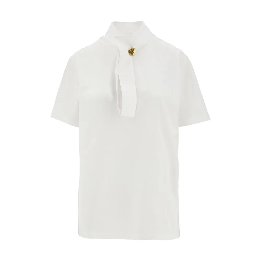 buttoned_neck_tshirt_0.webp Discount Buttoned neck T-shirt Tops