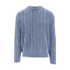 Sale Cable knit cotton sweater Knitwear