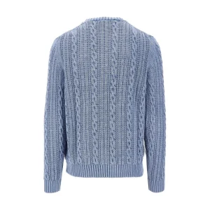 Sale Cable knit cotton sweater Knitwear