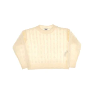 Outlet Cable-knit wool sweater Kids Clothing