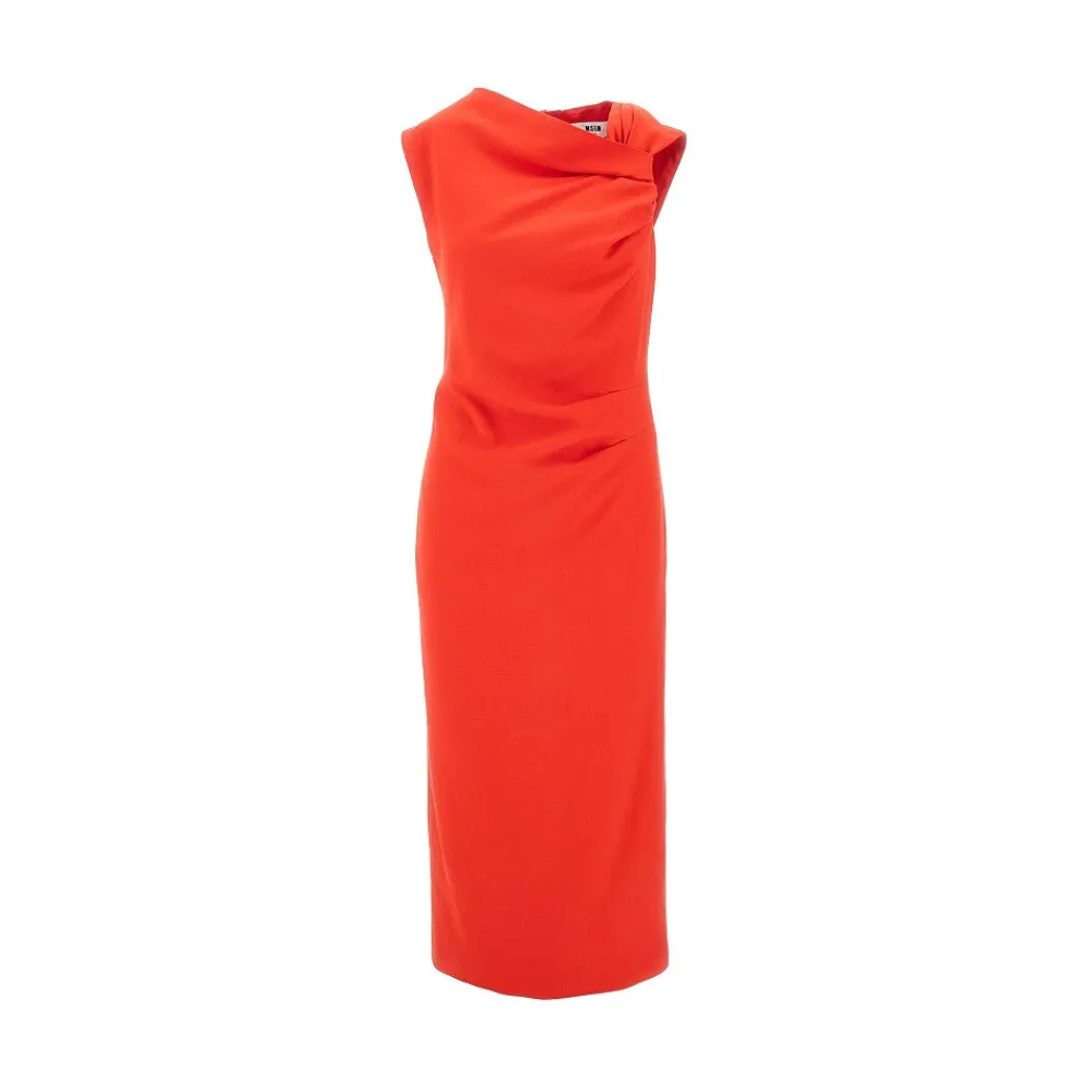 canvas_draped_midi_dress_0.webp Hot Canvas draped midi dress Dresses