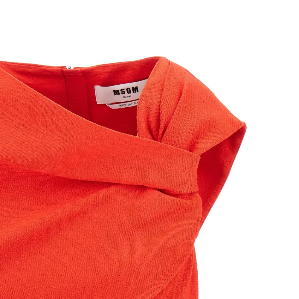 canvas_draped_midi_dress_1.webp Hot Canvas draped midi dress Dresses