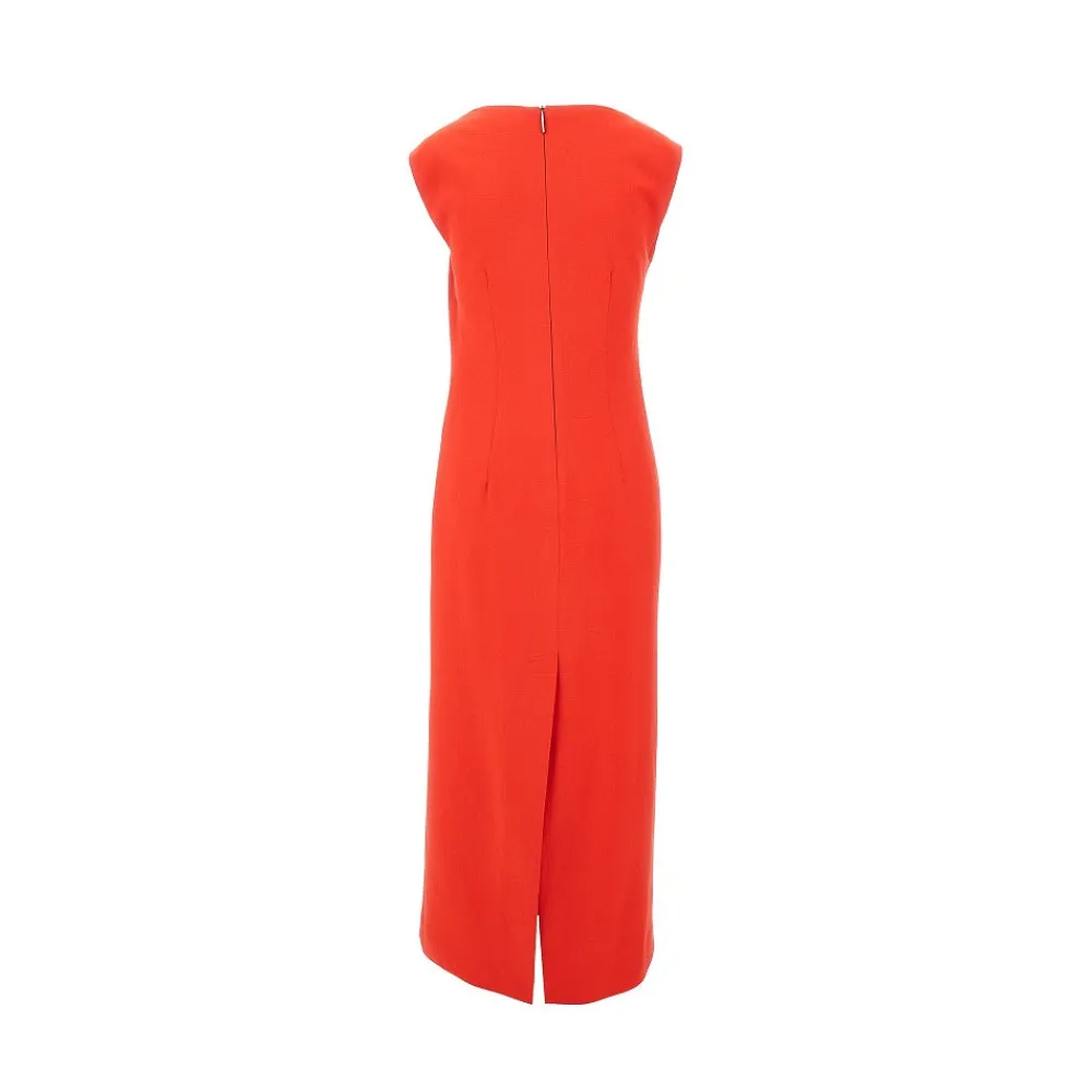 canvas_draped_midi_dress_2.webp Hot Canvas draped midi dress Dresses