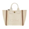 Fashion Canvas small 'Chloé Carry' tote bag Top-Handle Bags | Crossbody Bags