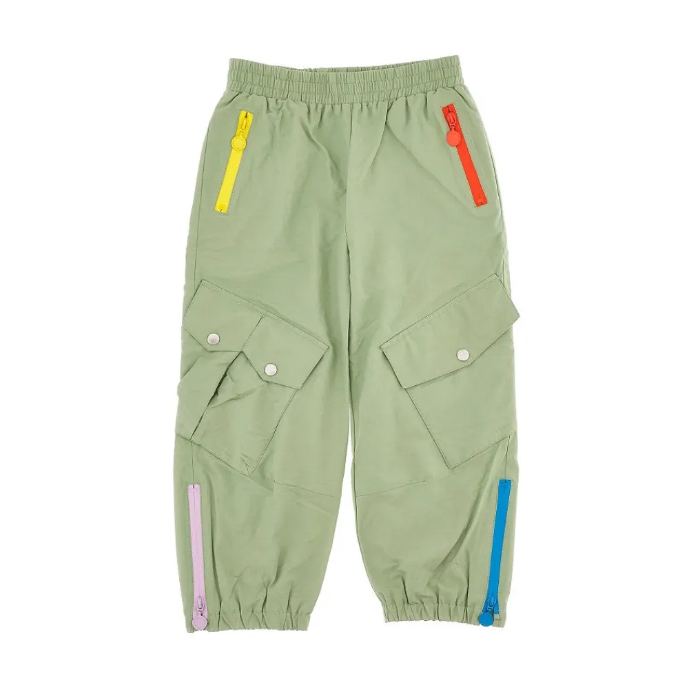 cargo_pants_with_multicol_0.webp Discount Cargo pants with multicoloured zippers Kids Clothing