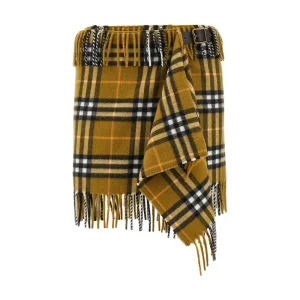 Outlet Cashmere-blend Mini wrap Skirt Skirts