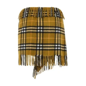 Outlet Cashmere-blend Mini wrap Skirt Skirts