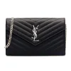 Sale Cassandre' leather wallet on chain Clutches