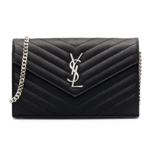 Sale Cassandre' leather wallet on chain Clutches