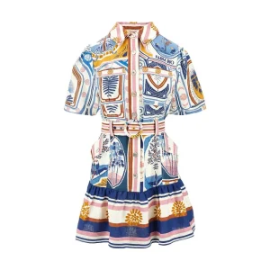 Fashion Cerrado' linen mini dress Dresses