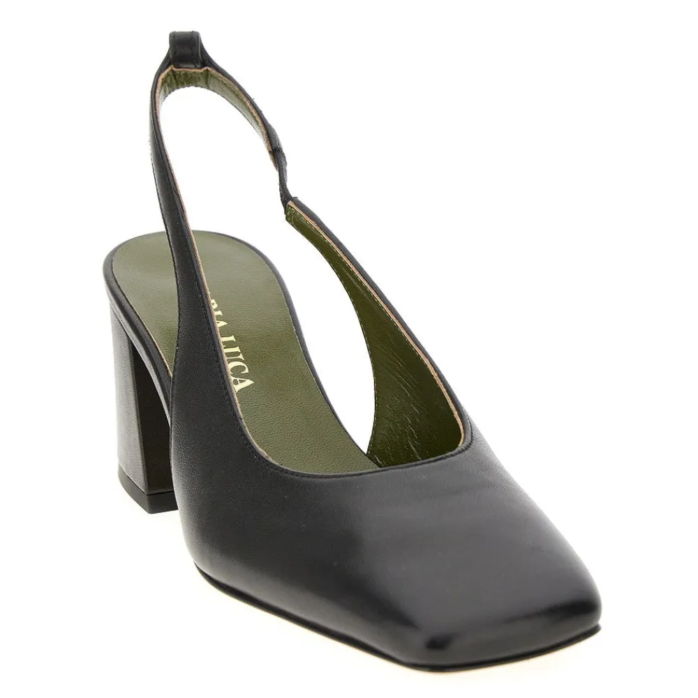 chain_leather_slingback_p_1.webp Best Chain' leather slingback pumps Heeled Shoes