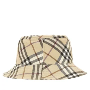 Hot Check bucket hat Hats And Gloves