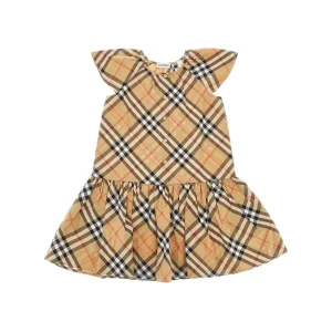Online Check cotton mini dress Kids Clothing