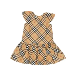Online Check cotton mini dress Kids Clothing