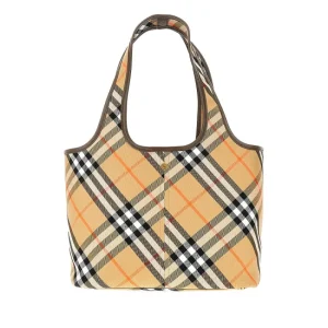 Best Check cotton small tote bag Top-Handle Bags | Shoulder Bags