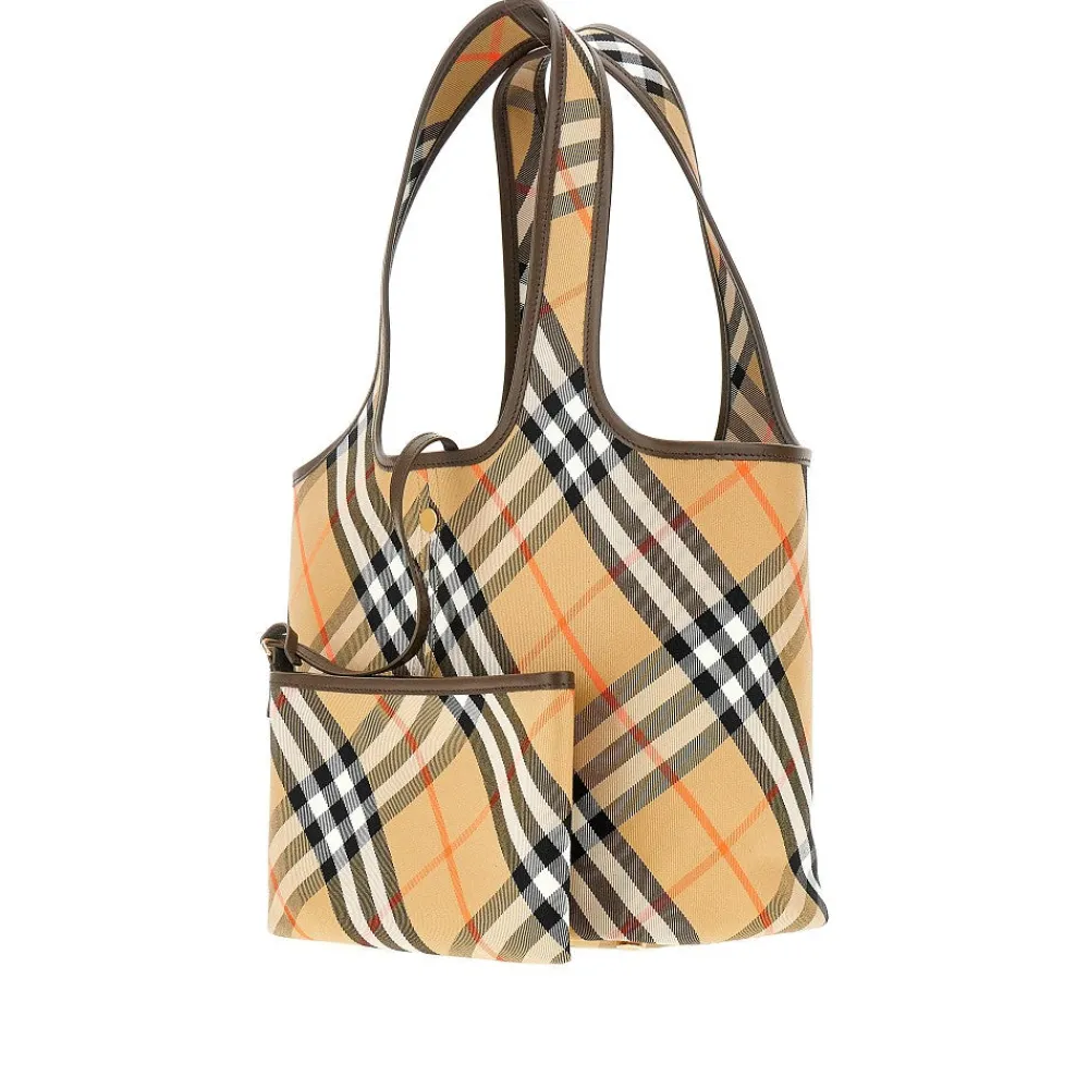 check_cotton_small_tote_b_1.webp Best Check cotton small tote bag Top-Handle Bags | Shoulder Bags