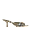 Best Check linen-blend 'Mews' mules Sandals
