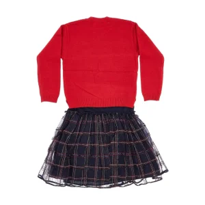 Clearance Check mini dress with sweater Kids Clothing