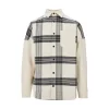 New Check overshirt with logo embroidery Shirts