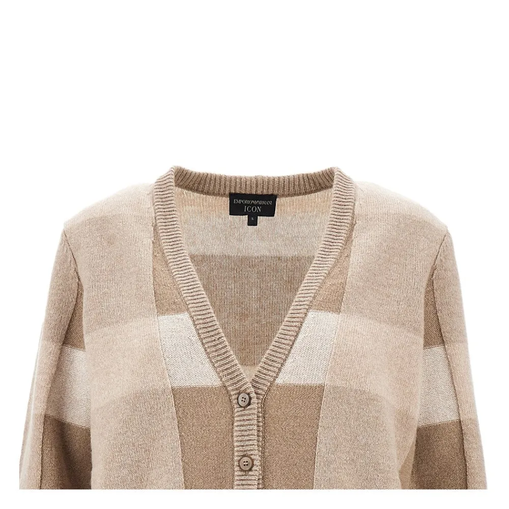 check_wool_and_cashmere_c_1-1.webp Clearance Check wool and cashmere cardigan Knitwear