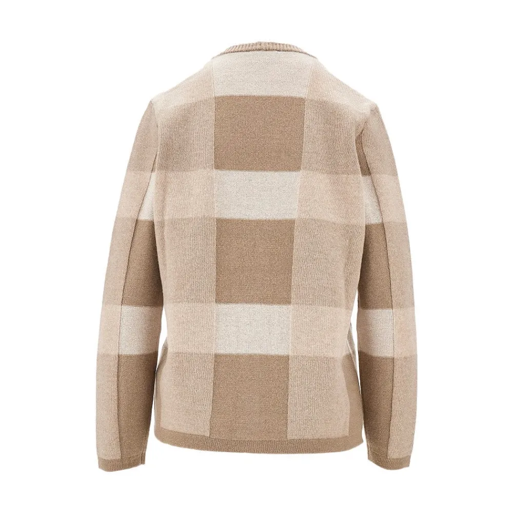 check_wool_and_cashmere_c_2-1.webp Clearance Check wool and cashmere cardigan Knitwear