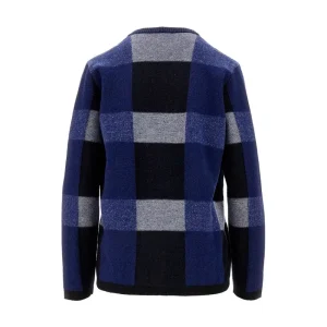 Fashion Check wool and cashmere cardigan Knitwear