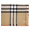 Sale Check wool and silk scarf Scarves
