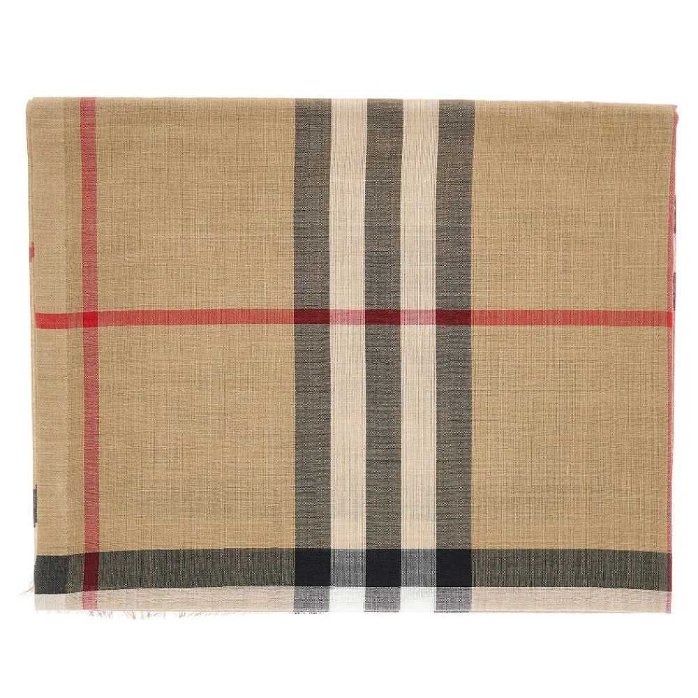 check_wool_and_silk_scarf_1.webp Sale Check wool and silk scarf Scarves