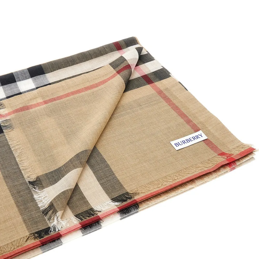 check_wool_and_silk_scarf_2.webp Sale Check wool and silk scarf Scarves
