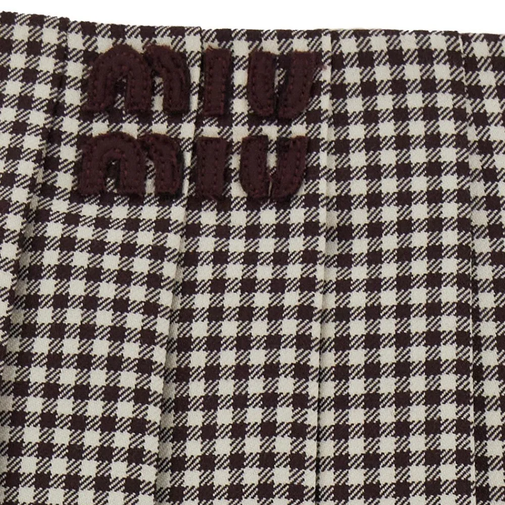 check_wool_mini_skirt_3.webp Outlet Check wool mini skirt Skirts