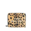 Outlet Cheetah print leather mini compact wallet Wallets And Small Leather Goods