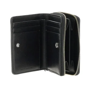 Outlet Cheetah print leather mini compact wallet Wallets And Small Leather Goods