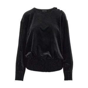 Best Chenille sweatshirt with shoulder buttons Sweatshirts