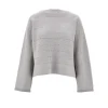 Fashion Chevron motif cotton-blend sweater Knitwear
