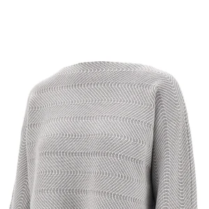 Fashion Chevron motif cotton-blend sweater Knitwear
