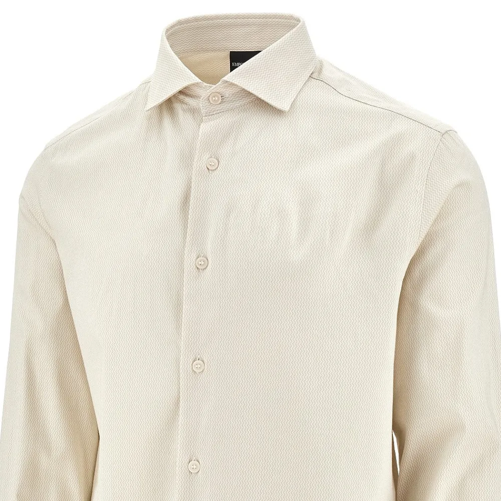 chevron_motif_stretch_cot_1-1.webp Online Chevron motif stretch cotton shirt Shirts