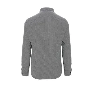 Fashion Chevron motif stretch cotton shirt Shirts