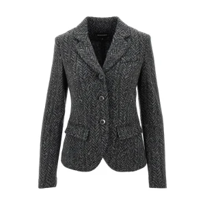 Best Chevron wool-blend single-breasted jacket Jackets