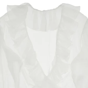 Hot Chiffon blouse with ruffles Tops