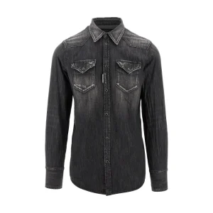 Discount Classic Western denim shirt Shirts