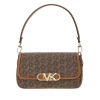 Discount Coated jacquard canvas shoulder bag Shoulder Bags