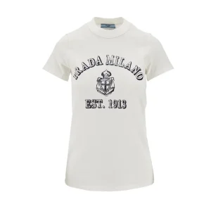 Fashion College logo print T-shirt Tops