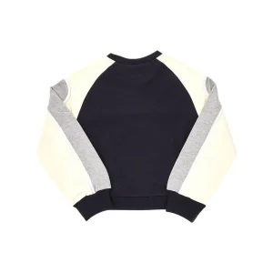 Fashion Color block crewneck sweatshirt Kids/BOY Clothing
