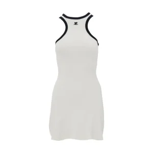 Sale Contrasting edges jersey mini dress Dresses