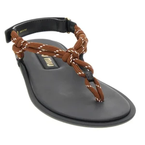Hot Cord and leather 'Riviere' sandals Sandals